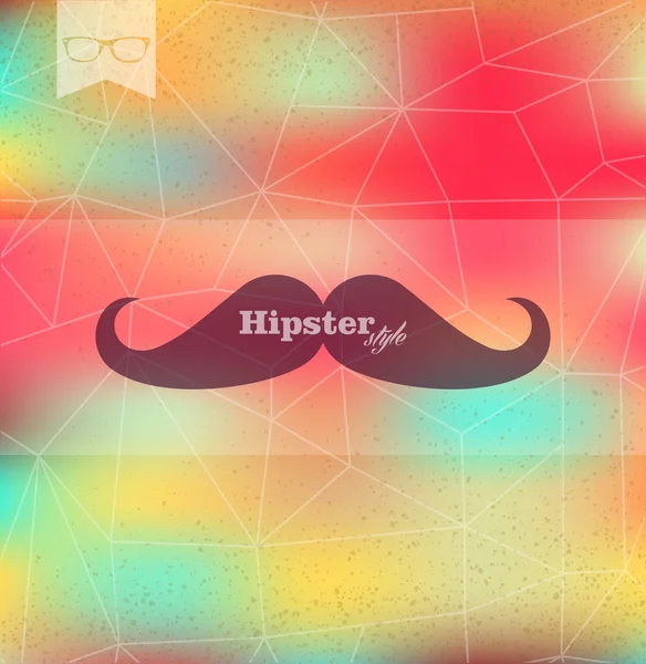 Färgglada hipster suddig bakgrund — Stock vektor