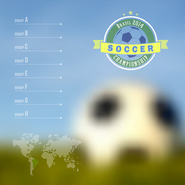 Brazil soccer championship infographic