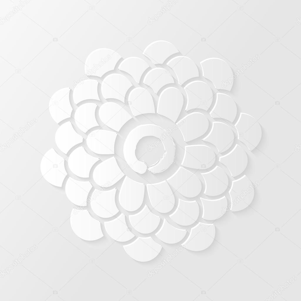 Lotus flower and Zen circle illustration — Stock Vector © cienpies