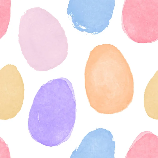Illustrazione Modello Uovo Pasqua Senza Soluzione Continuità Carino Colorato Primavera — Vettoriale Stock