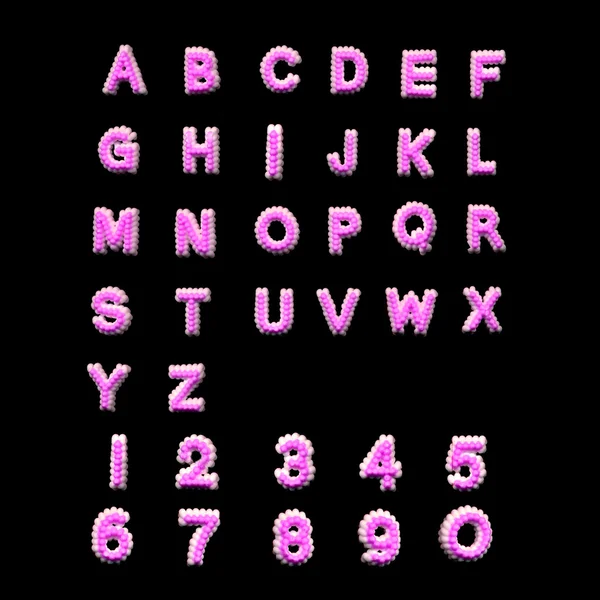 Isbildning alfabetet — Stockfoto