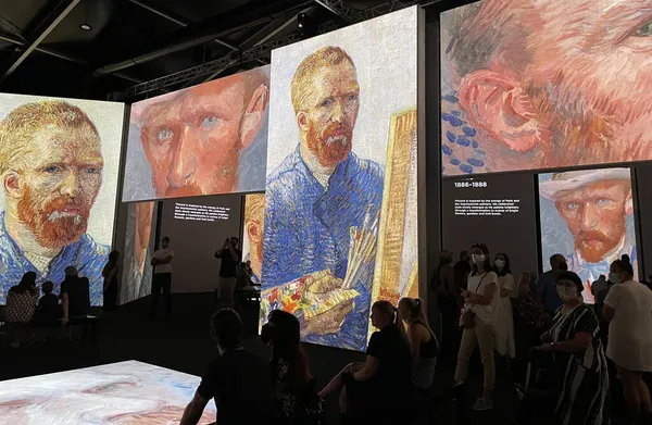 Van Gogh Żyje Wystawa Brisbane Queensland — Zdjęcie stockowe