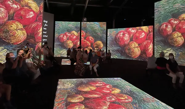 Van Gogh Alive Exhibition Brisbane Queensland — Stok Foto