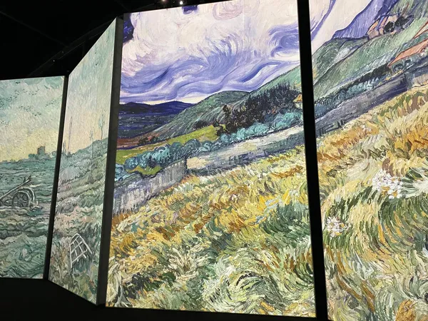 Van Gogh Alive Exhibition Brisbane Queensland — Stock Photo, Image