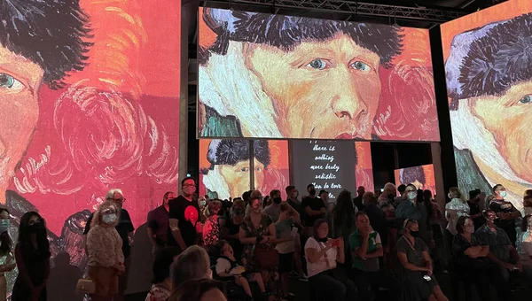 Van Gogh Alive Exhibition Brisbane Queensland — Stok Foto