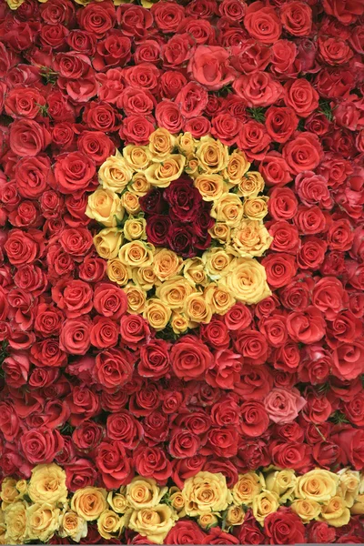 Rose квітку прикраса — стокове фото