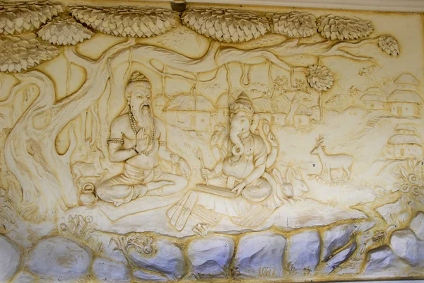 Ganesha scripting Mahábhárata — Stock Fotó