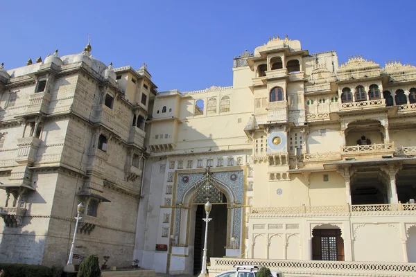 Facade of City Palace, Udaipur — Stok fotoğraf