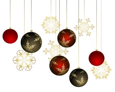 Kış arka plan christmas dekorasyon ile