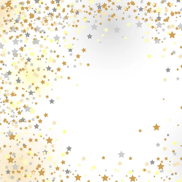 Confetti, New Year's celebration - vector achtergrond — Stockvector