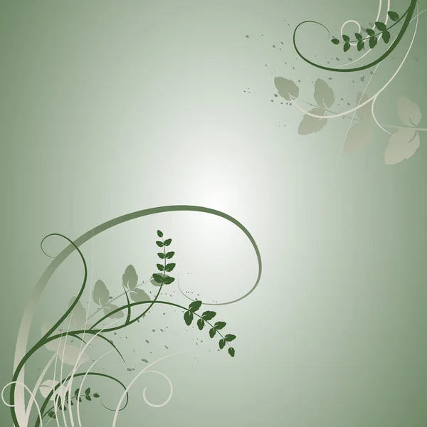 Floral achtergrond, weide, Tuin — Stockvector