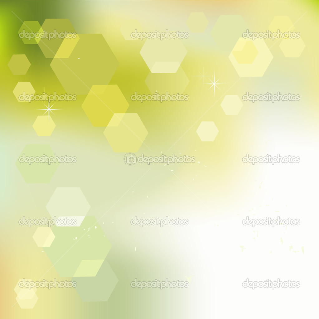 Summer background in green and yellow