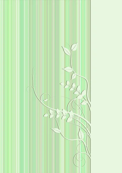 Planten - abstract vector achtergrond, banner — Stockvector