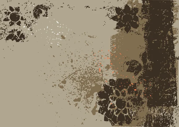 Der abstrakt nachgezeichnete Hintergrund. Vektor — Stockvektor