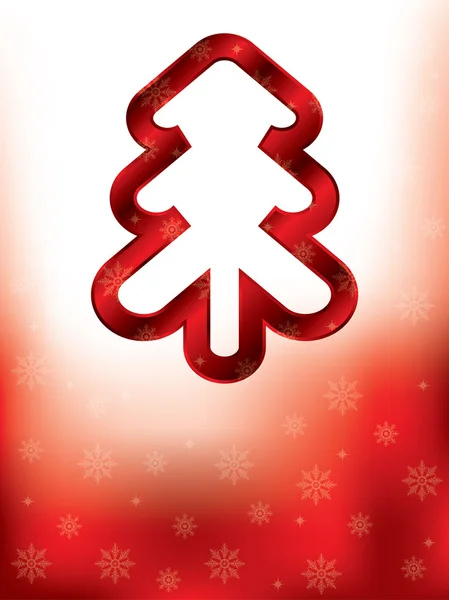 Design de cartão de saudação abstrato para o Natal — Vetor de Stock