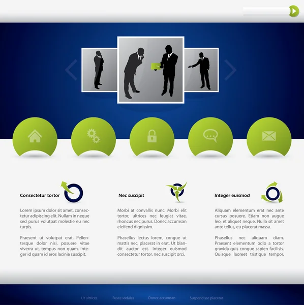 Business Création de modèles de site Web — Image vectorielle