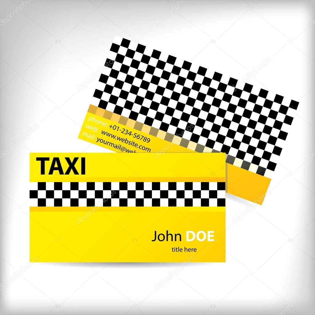 Business card taxi design
