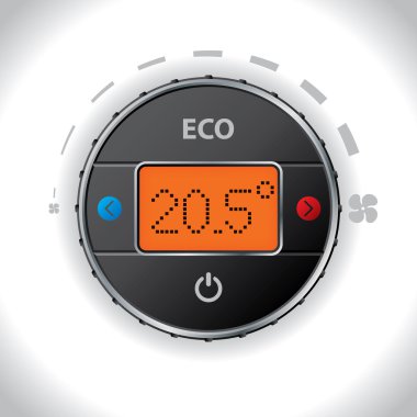 Araba hava durumu düğmesine