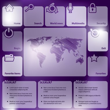 tasarlamak Web sitesi tasarımı ile düz düğme