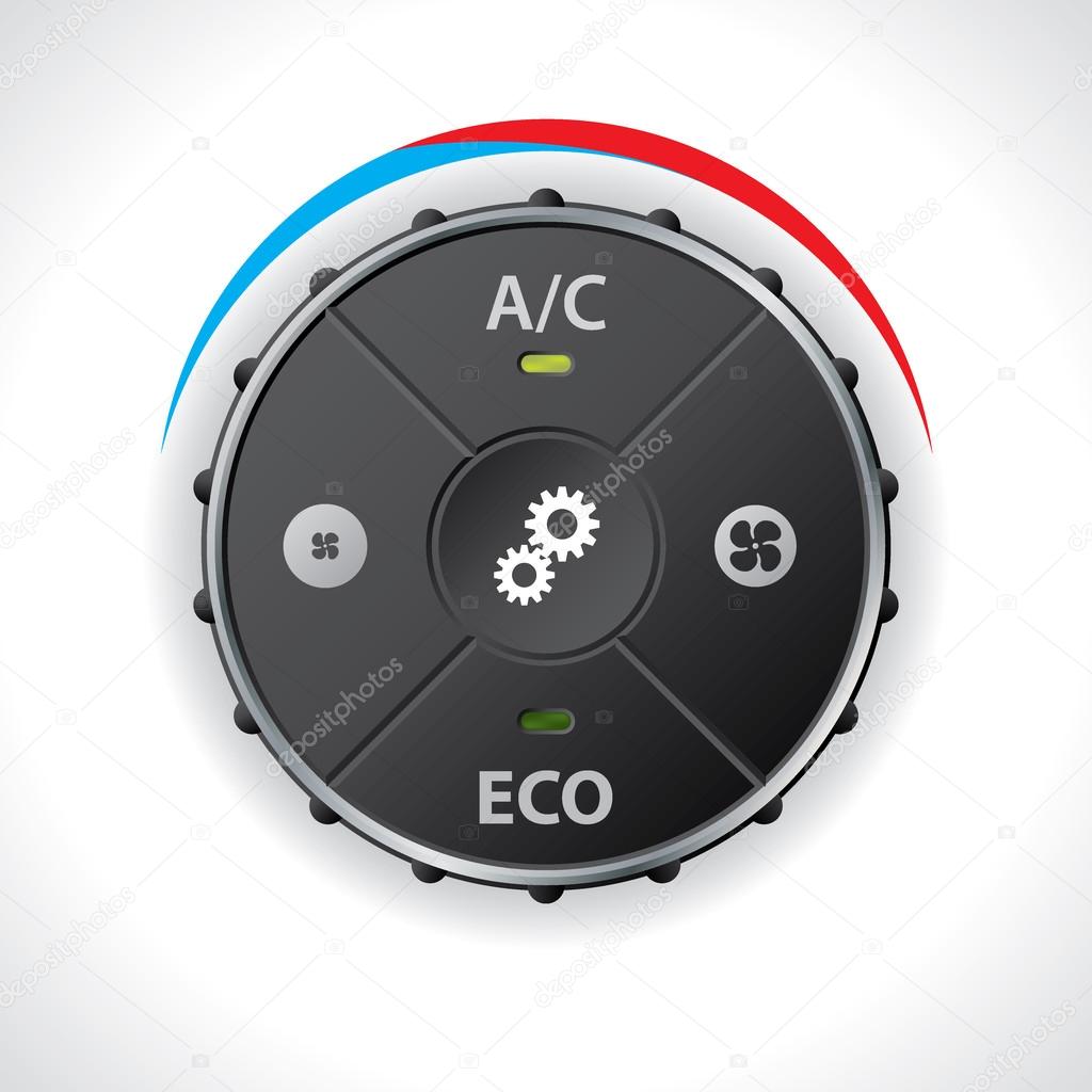 Air conditioning gauge without led display