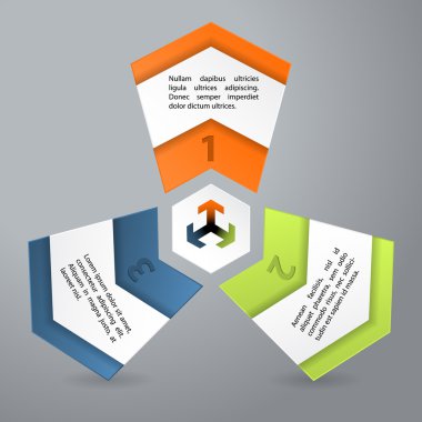 infographics grafik ile serin şekil