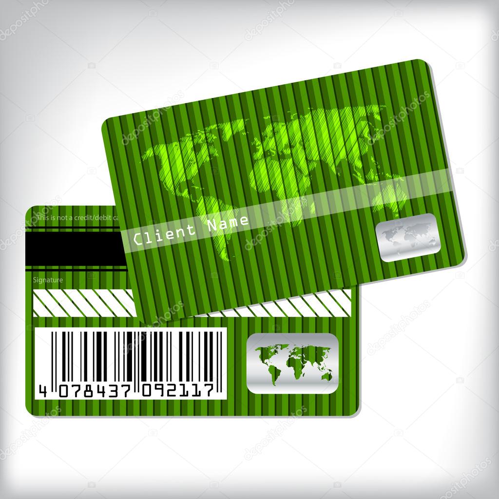 Green loyalty card design