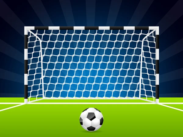 Soccer ball and gate with net