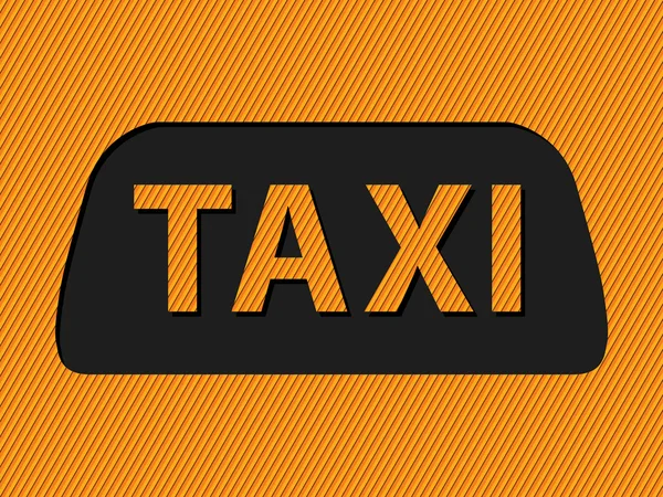 Absztrakt taxi jel és a szöveg — Stock Vector