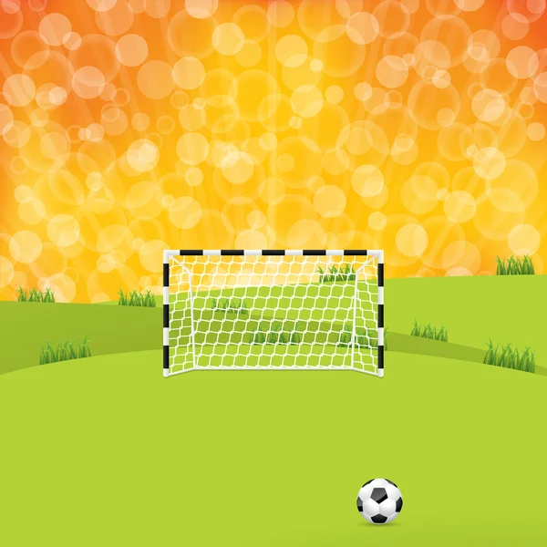 Soccer ball and gate with net Stock Vector Image by ©vipervxw #41778591