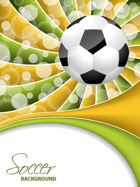 Abstract soccer wallpaper design — Stock Vector