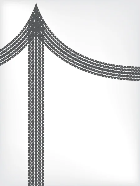 Reifenbroschüre Hintergrunddesign — Stockvektor
