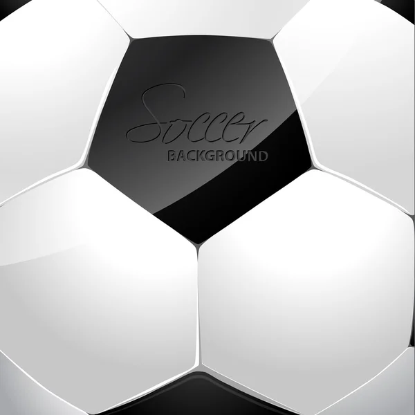 Soccer ball poster design — Stock Vector