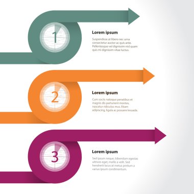 geri sayımlar ile okları Infographic curling