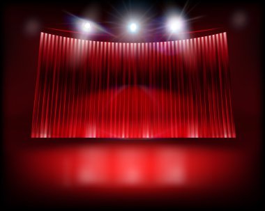 gösteri zamanı. vektör çizim.