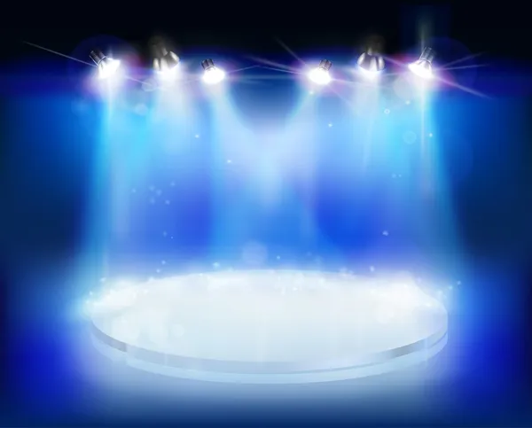 Stage lights. Vector illustration. Stock Vector by ©silvae 72733209