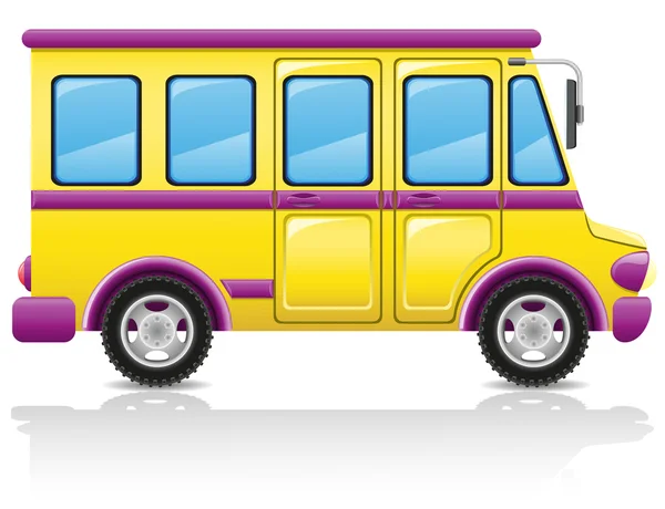 Bus vectorillustratie — Stockvector