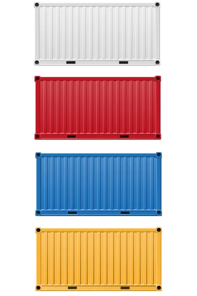 Kargo konteyner vektör çizim