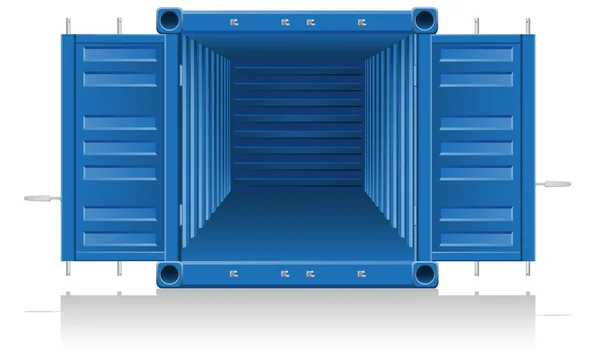 Kargo konteyner vektör çizim