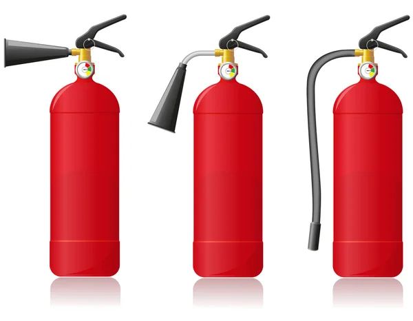 Extintor de incendios vector ilustración — Vector de stock