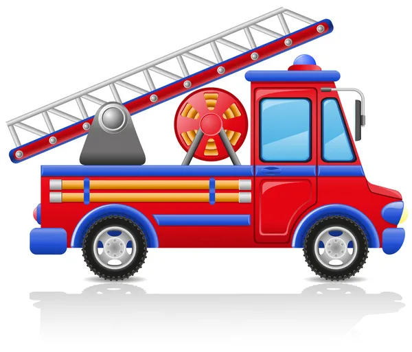 Fire truck illustration — Stock Photo, Image