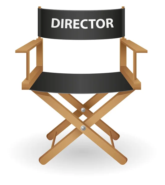 Directeur film stoel vectorillustratie — Stockvector