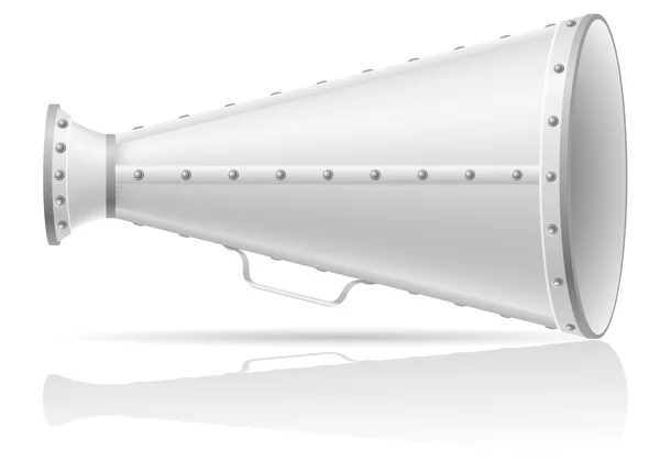 Old megaphone vector illustration — Stock Vector