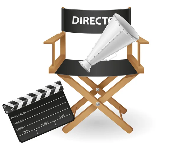 Establecer iconos cinematografía cine e ilustración vector de película — Vector de stock