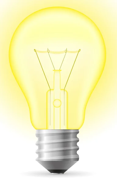 Ilustração do vetor lâmpada — Vetor de Stock