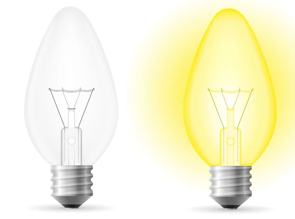 Light bulb vector illustration — Stock Vector