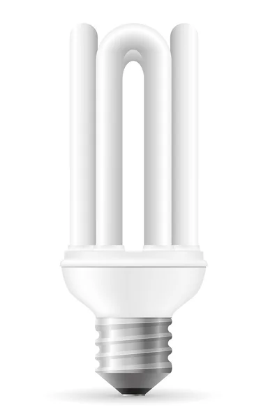 Energiebesparende lamp vectorillustratie — Stockvector