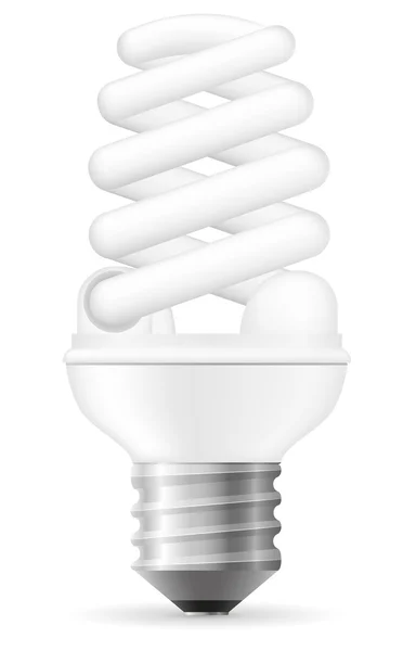 Energy saving light bulb vector illustration — Stock Vector