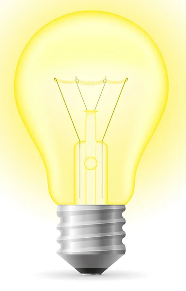 Light bulb vector illustration — Stock Vector