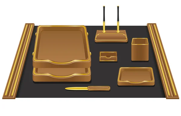 文房具のオフィスのベクトル図 — ストックベクタ