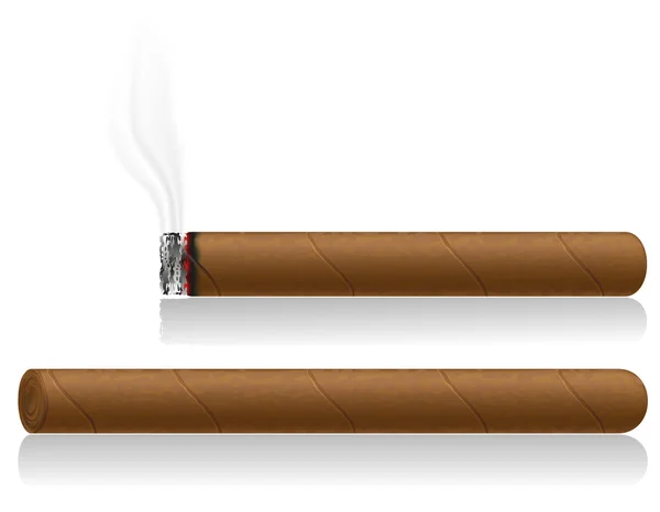Cigarrer vektor illustration — Stock vektor